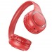 Wireless Ακουστικά Stereo Hoco W41 Charm V5.3 200mAh με υποδοχή Micro SD, AUX και Πλήκτρα Ελέγχου Κόκκινα